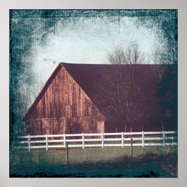 Pôster Iowa Barn 8 (Frente)