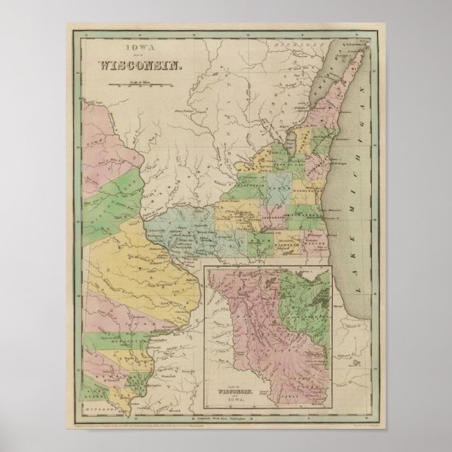 Poster Iowa e Wisconsin (Frente)