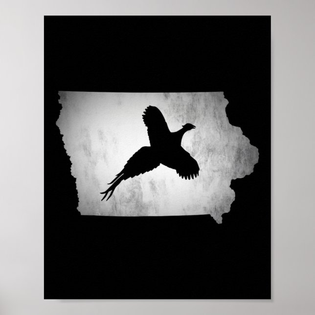 Poster Iowa Pheasant Hunting (Frente)