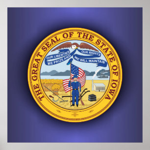 Pôster Iowa Seal