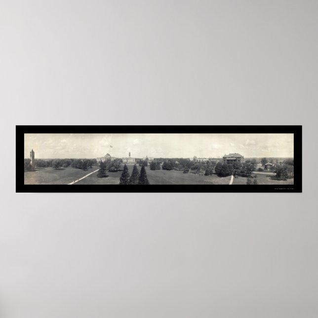 Poster Iowa State Campus Ames Photo 1911 (Frente)