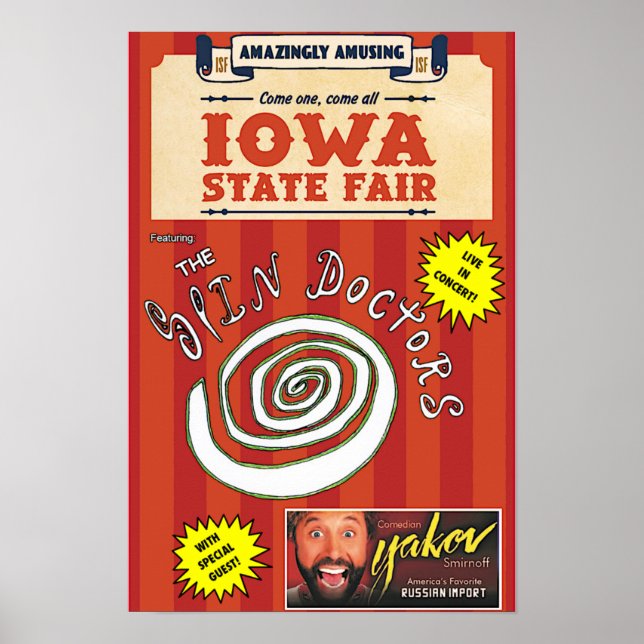 Poster Iowa State Fair tribute (Frente)