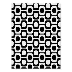 Pôster Ipanema Beach - Black and white