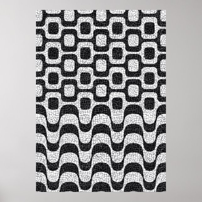 Poster Ipanema / Copacabana Boardwalk (Frente)