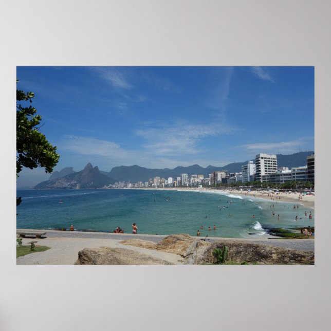 Pôster Ipanema do Rio de Janeiro (Frente)