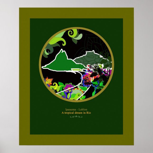 Poster Ipanema para paredes (Frente)