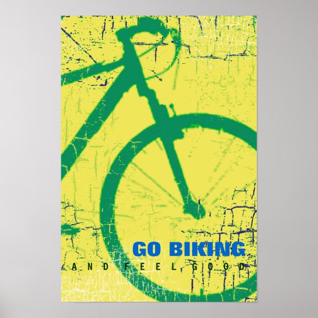Poster ir de bicicleta (Frente)