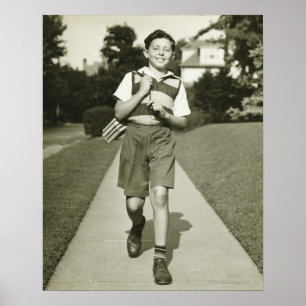 Pôster Ir para a escola