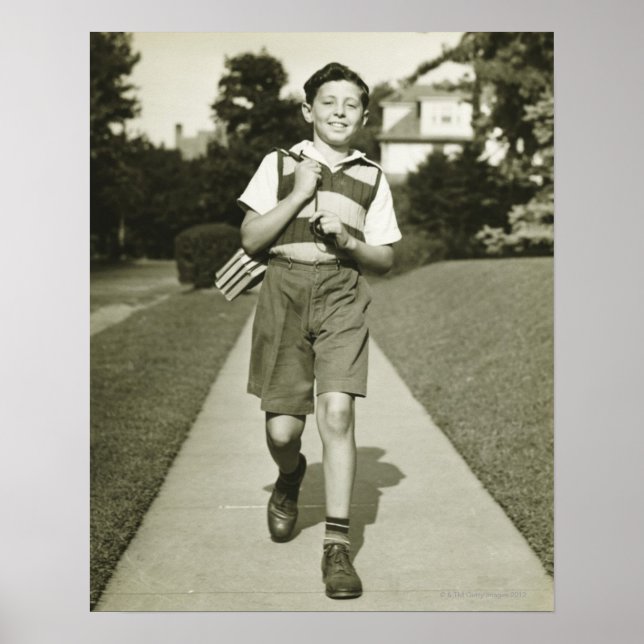 Pôster Ir para a escola (Frente)