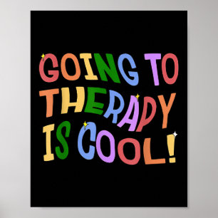 Poster Ir Para A Terapia É Saúde Mental Legal A