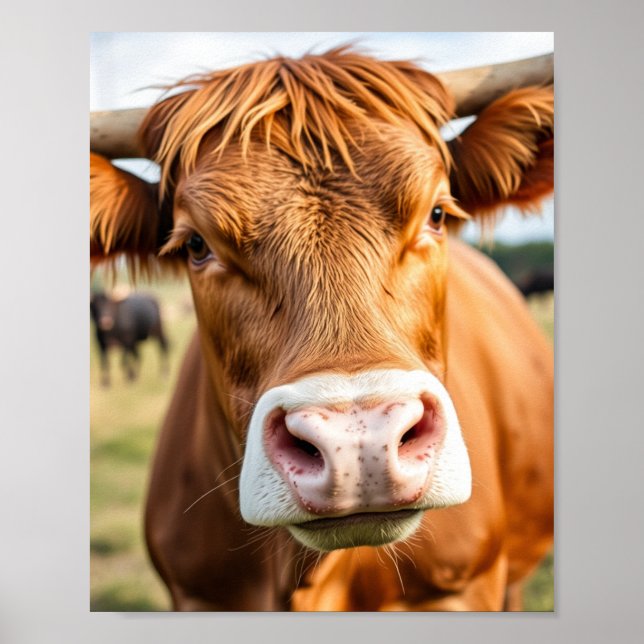 Poster Ir para a Vaca do Bovinos (Frente)