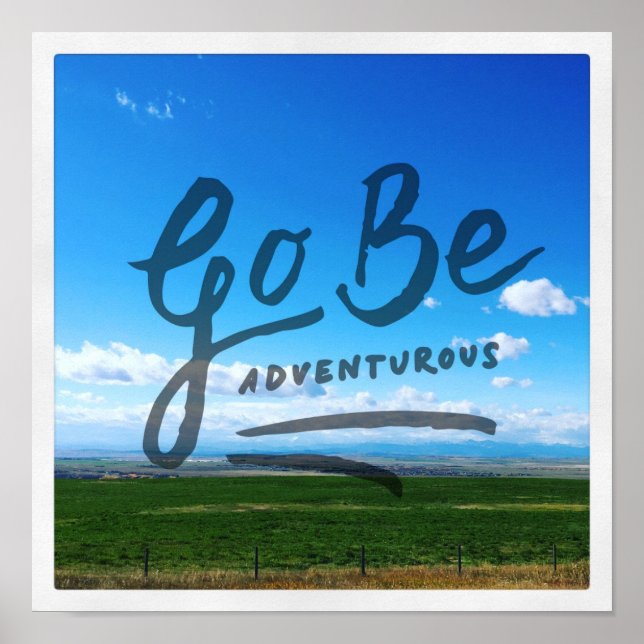 Poster Ir Ser Aventurado (Frente)