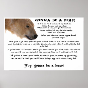 Pôster Ir ser um urso