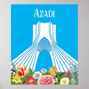 Poster Irã Azadi (Liberdade)