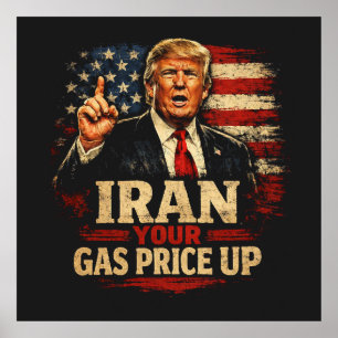 Poster Irão o seu preço do gás acima