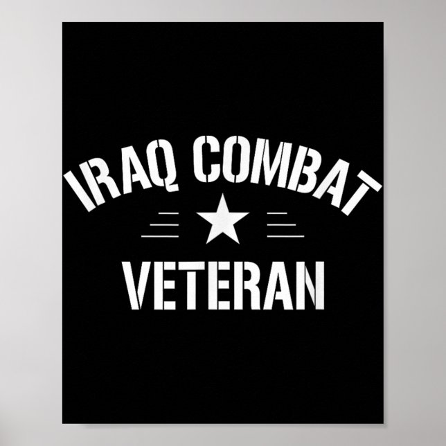 Poster Iraque Combate Veterano - (Frente)