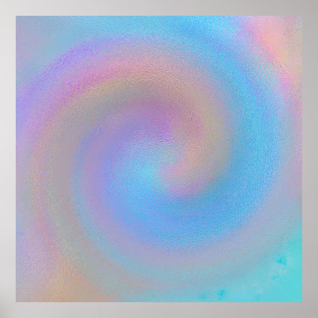 Poster Iridescent Spiral (Frente)