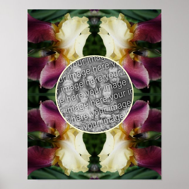 Poster Íris amarela Crie sua própria foto (Frente)