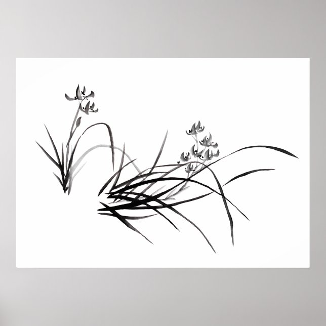 Poster Íris Chinesa na Primavera (Frente)