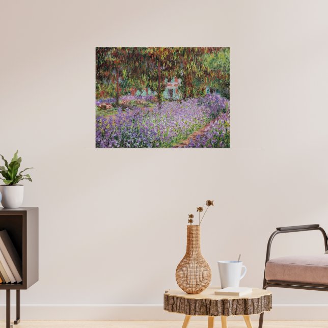 Poster Íris no Jardim de Monet (Sala de Estar 3)