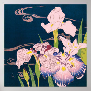 POSTER IRISES DE KUGYO TSUKIOKA