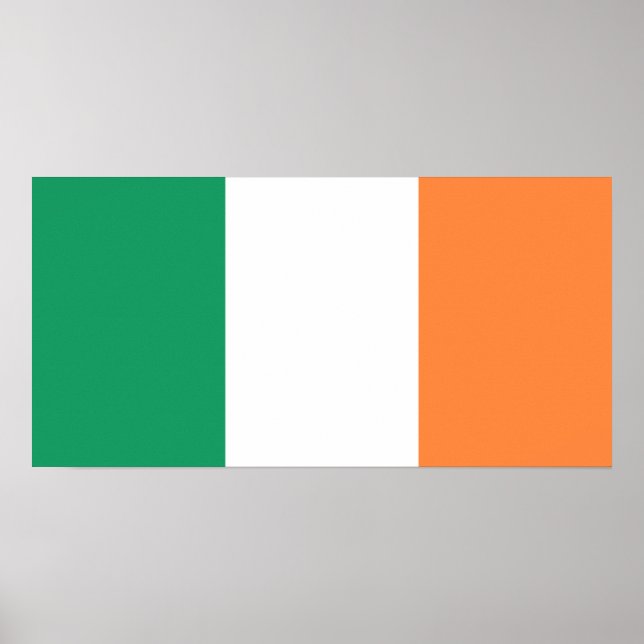 Poster Irish Flag (República da Irlanda) (ROI) (Eire) (Frente)