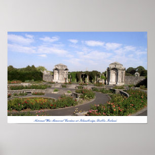 Poster Irish National War Memorial Gardens Dublin
