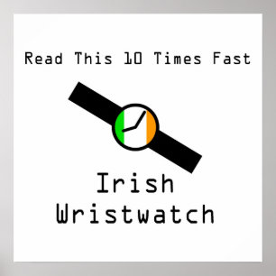 Pôster Irish Wristwatch