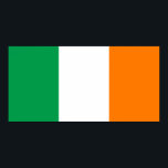 Pôster Irlanda - Bandeira Nacional Irlandesa<br><div class="desc">Bandeira nacional da Irlanda A bandeira nacional irlandesa é uma bandeira tricolor, com faixas verticais em verde, branco e laranja. Foi adotado em 1919 e tem uma proporção de 1:2. Observe que qualquer distorção na imagem de visualização é causada por artefatos de compressão e não será impressa. Você pode personalizar...</div>