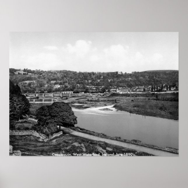 Pôster Irlanda, Cappoquin, West Waterford, antiga impress (Frente)