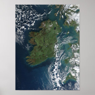 Pôster Irlanda, Como Visto Da ISS