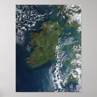 Pôster Irlanda, Como Visto Da ISS