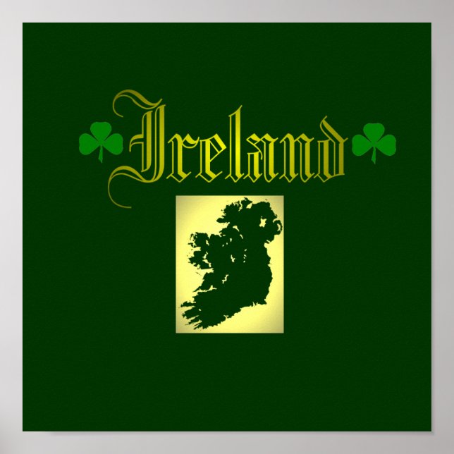 Pôster Irlanda Dinâmica. (Frente)