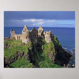 Poster Irlanda do norte, County Antrim, Dunluce