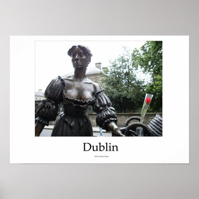 Poster Irlanda (Dublin) - Molly Malone Statue (Frente)