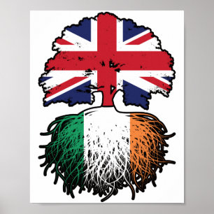 Poster Irlanda Irlanda Reino Unido Reino Unido Reino Unid