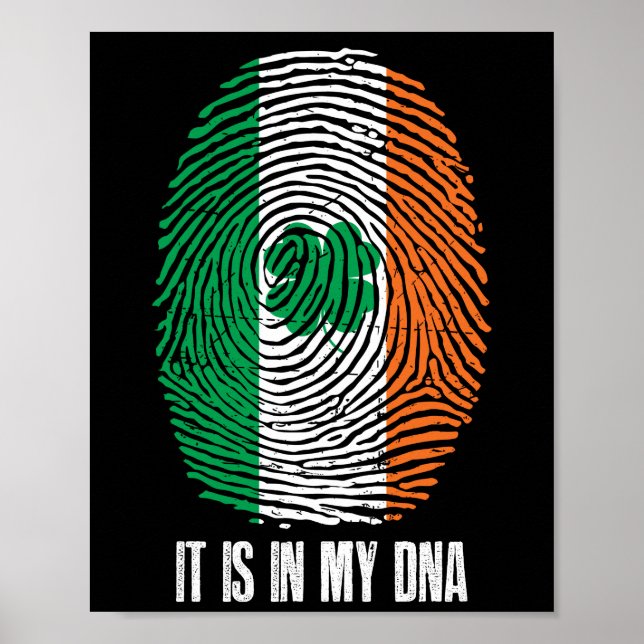 Poster Irlanda Irlandesa PrIde Está No Meu DNA (Frente)