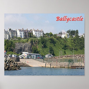 Poster Irlanda Norte - BallyCastle -
