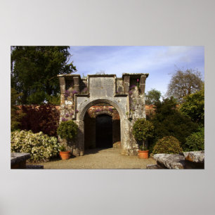 Pôster Irlanda, o Jardim Murado do Castelo de Dromoland