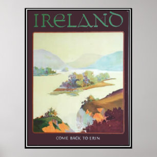 Pôster Irlanda, Volte para Erin Imprimir