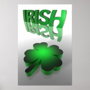 Poster Irlandês afortunado