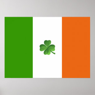 Poster irlandês da bandeira