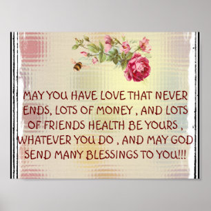 Poster irlandês da bênção