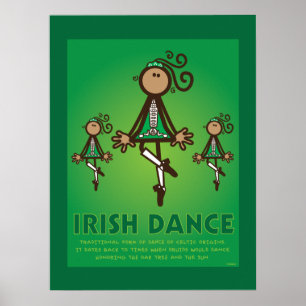 Poster IRLANDÊS da DANÇA