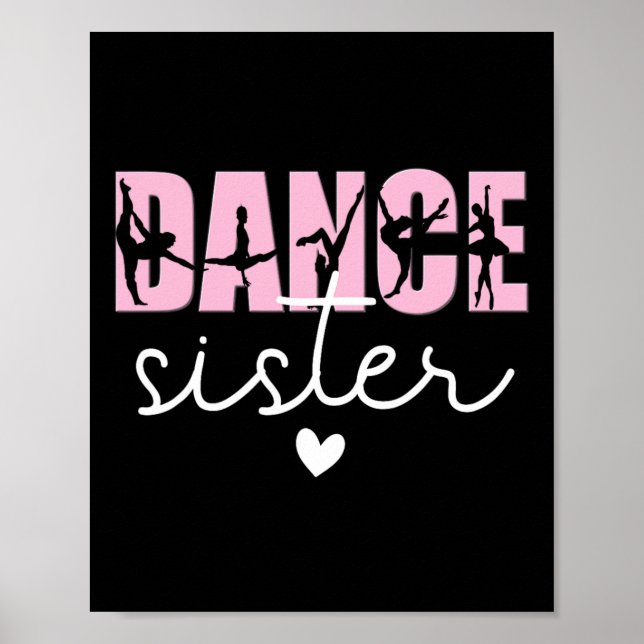 Poster Irmã Dança De Uma Dançarina Dançando Irmã Dançarin (Frente)
