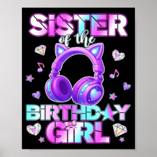 Poster Irmã das garotas de aniversário do k-pop música co