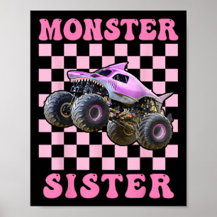 Poster Irmã de Monster Truck Monster Truck É Meu Jam Cami