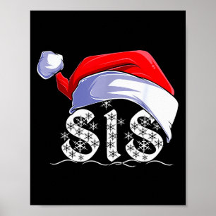 Poster Irmã Feliz Natal Papai Noel Natal Família Matchi