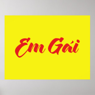 Poster Irmã Vietnamita (Jovem) - Em Gái ~ Ting Viet