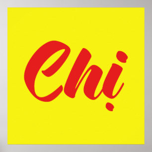 Poster Irmã vietnamita - Língua de reforma do Tijng